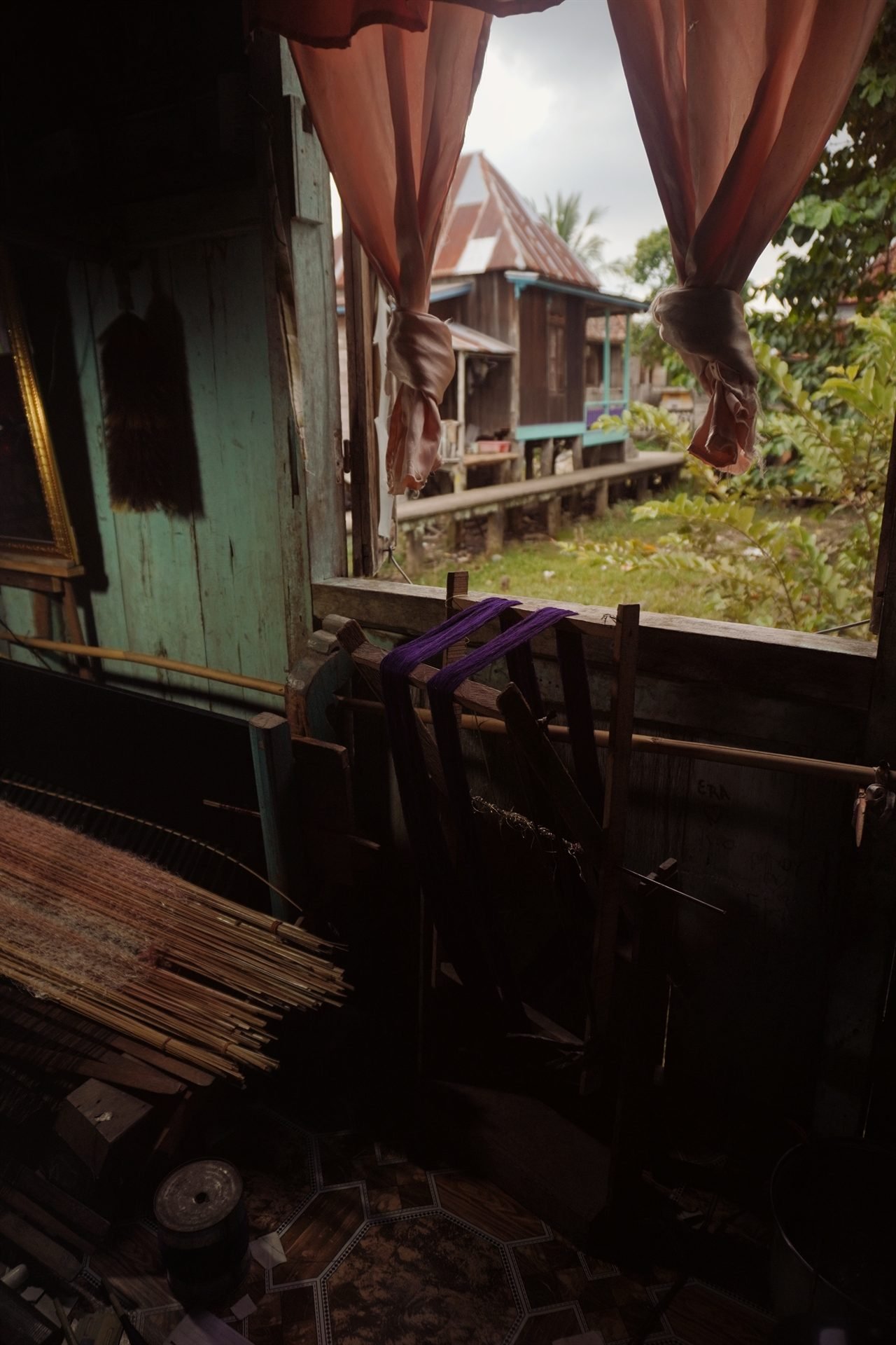 Penggulungan Benang Songket